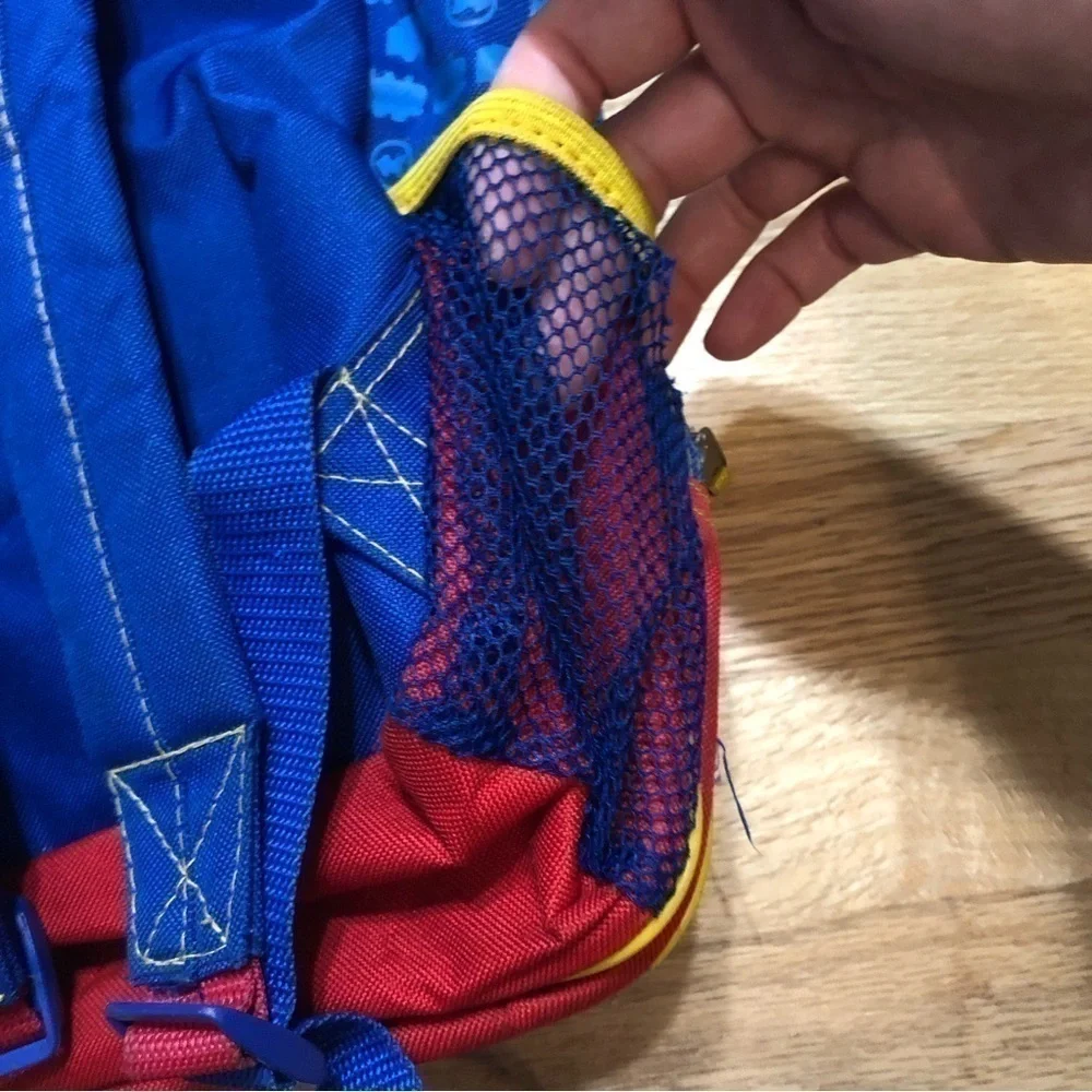 Thomas & Friends Tank Engine Train Small Backpack Blue Red Kids Preschool